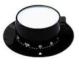 Wekker/Timer TeaCup — zwart