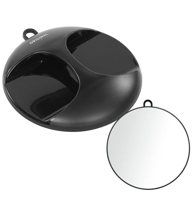 Sibel Luna Ronde Spiegel Zwart 28cm