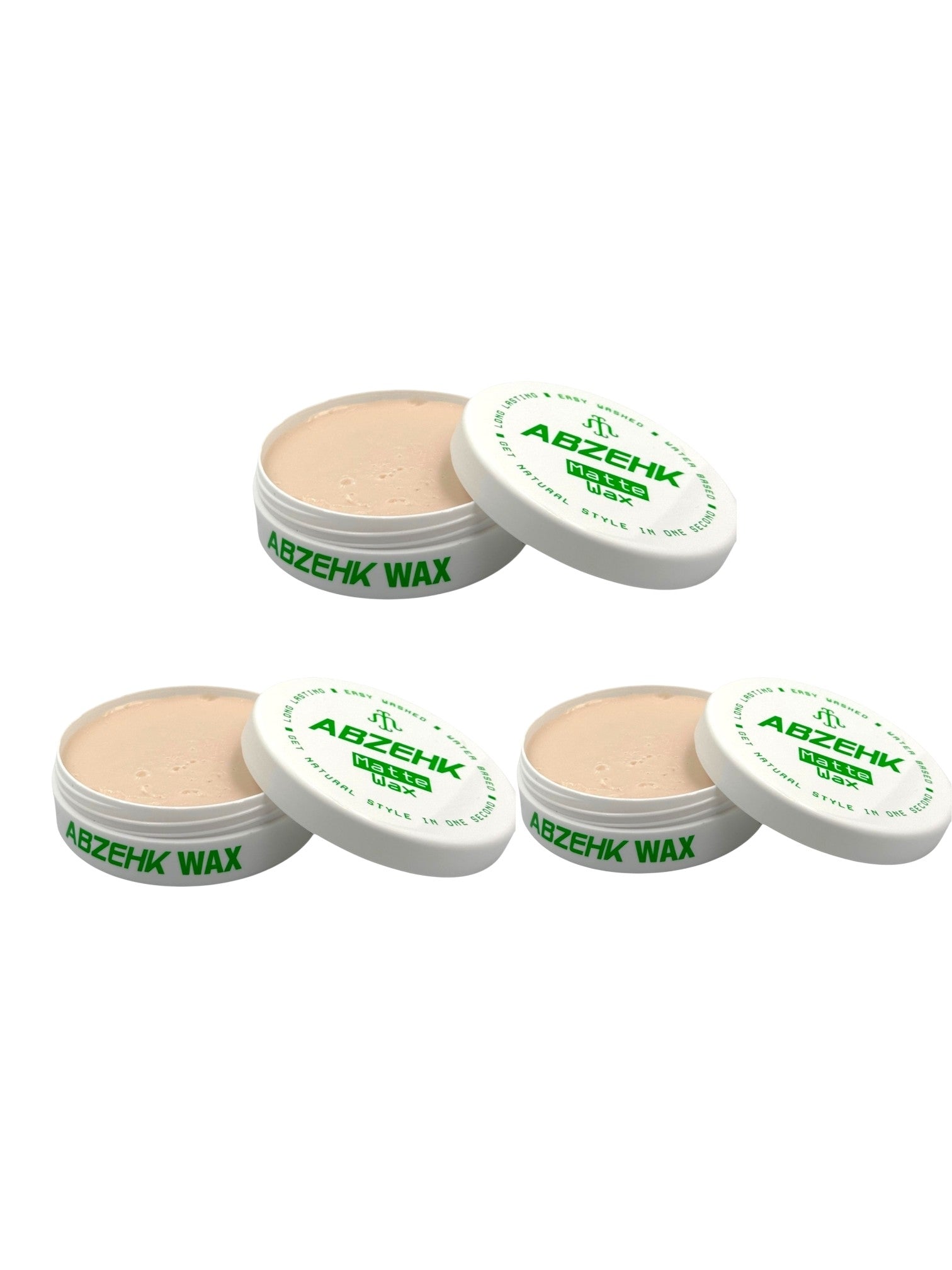 Abzehk Matte Hair Styling Wax 3 Stuks