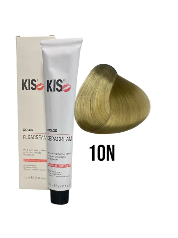 10.N - Extra Lichtblond KeraCream Color Haarverf 100ml.