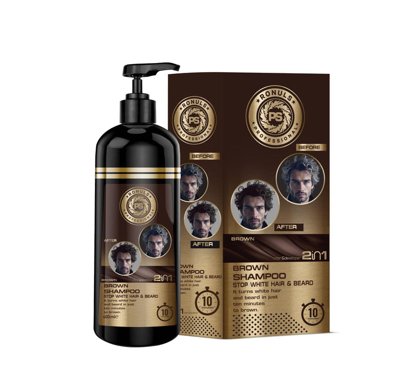 Ronuls Professionele haarkleur Brown shampoo 300 ml