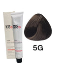 KIS 5G - Licht Goudbruin KeraCream Color Haarverf 100ml.