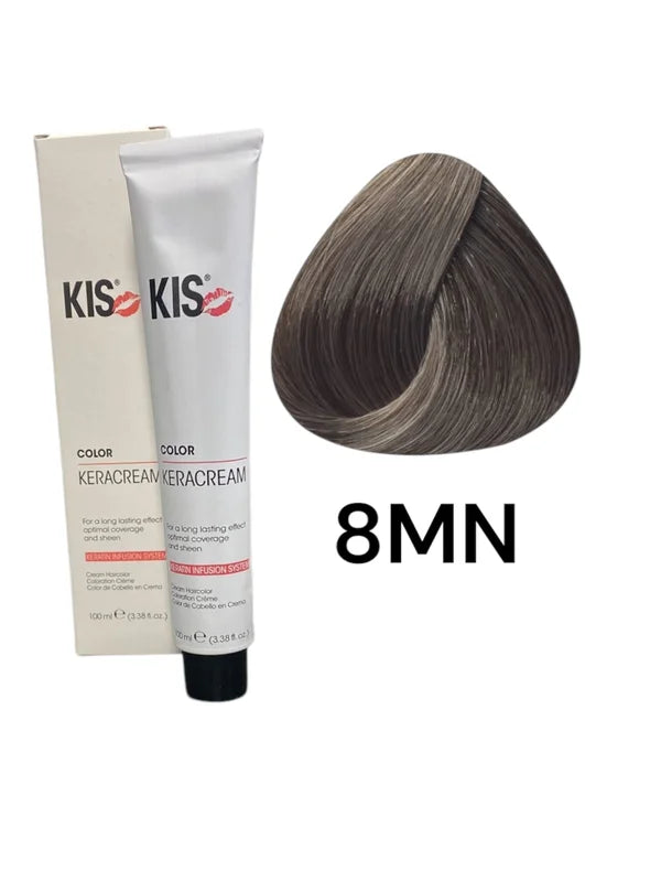 8MN - Licht Matblond KeraCream Color Haarverf 100ml.