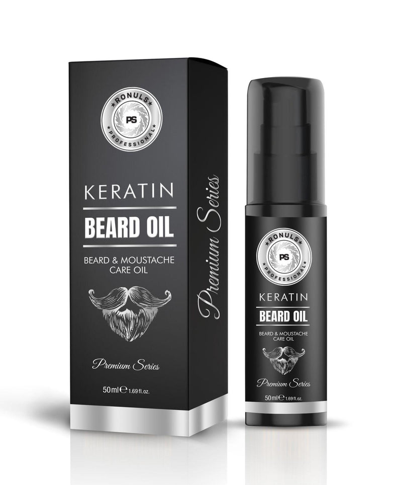 Ronuls Professional-baard  Beard oil met keratin 50 ml
