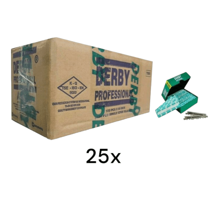 Derby Professional scheermesjesSingle Edge Razor Blades 25 x 100st