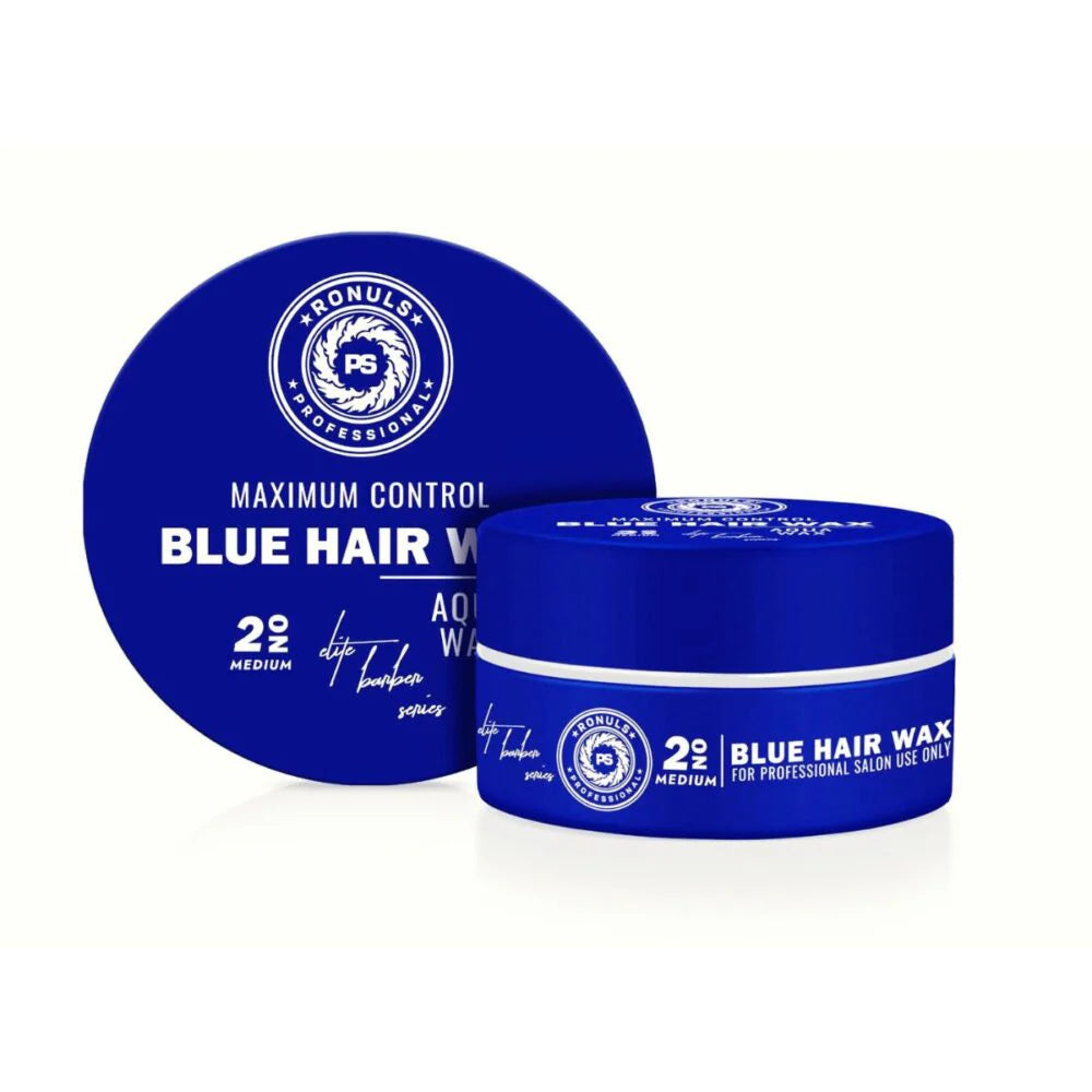 Ronuls Professional hair styling wax Blue met styling kam Voordeelverpakking 3x 150ml