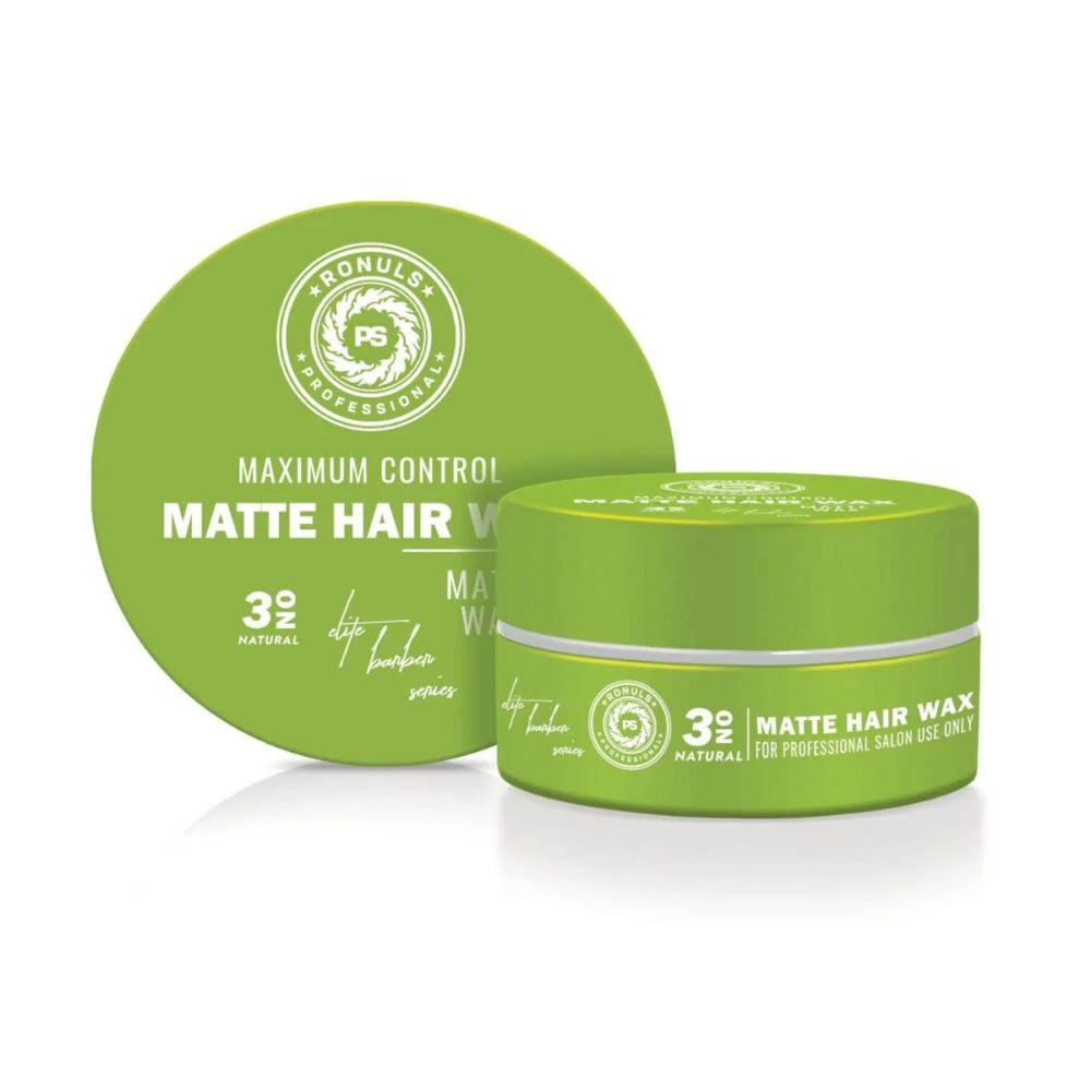 Ronuls Professional hair styling Matte wax met styling kam Voordeelverpakking 3x 150ml