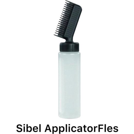 Sibel Applicator fles Met Kam Spons - Haarkleuren Toners Haar Verf Aanbrengen - 100ml