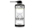 Monster Clippers Clean & Cool Blade Spray 400ml - voor Tondeuse en Trimmer Onderhoud - Snijmes Reiniger