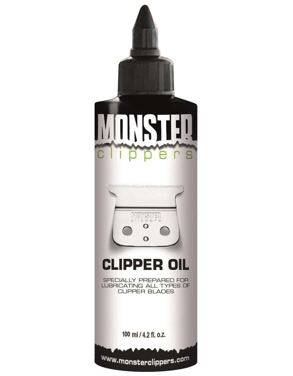 Monster Clippers Clipper Oil 100ml - Tondeuse Olie - Trimmer Olie - voor Tondeuse en Trimmer Onderhoud