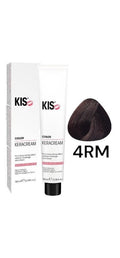 KIS 4.RM - Donker Rood mahonie KeraCream Color Haarverf 100ml.