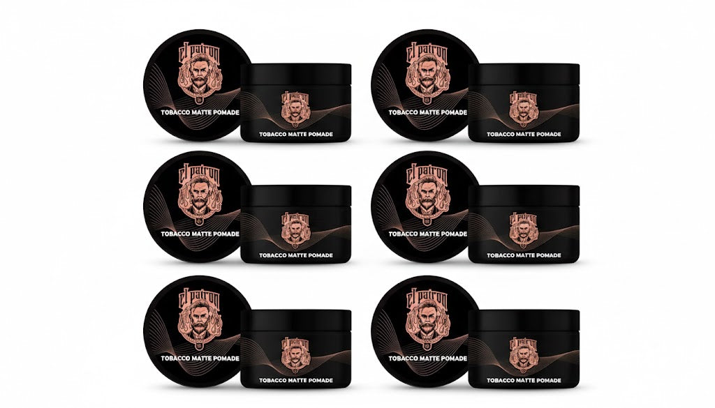 ElPatron Hair Styling Pomade Tobacco Matte Voordeelverpakking 6x 150ml